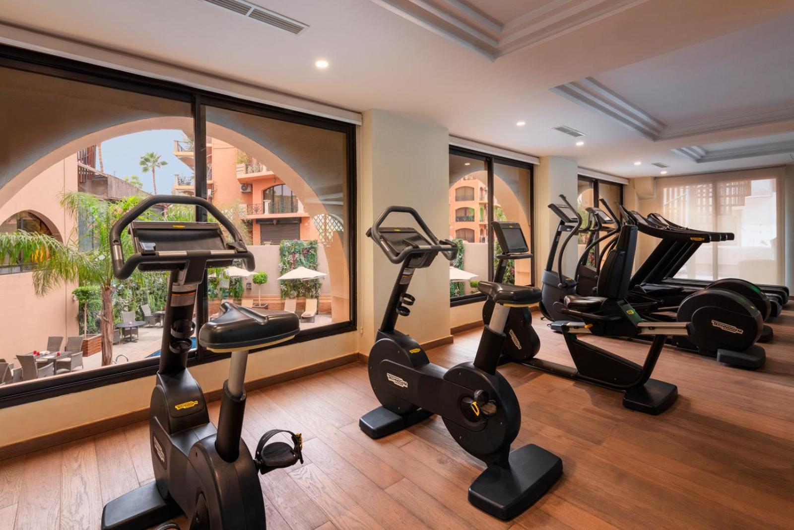 هيفيرنادج فندق وسبا مراكش المظهر الخارجي الصورة The gym at the hotel