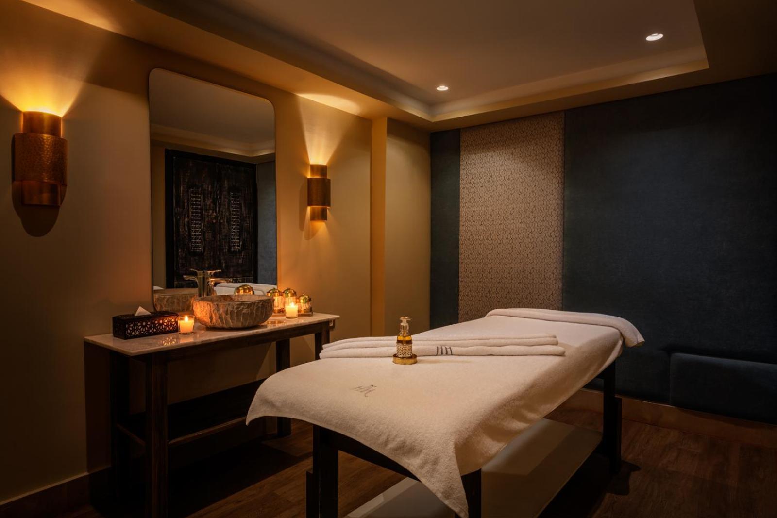 هيفيرنادج فندق وسبا مراكش المظهر الخارجي الصورة A treatment room at the spa
