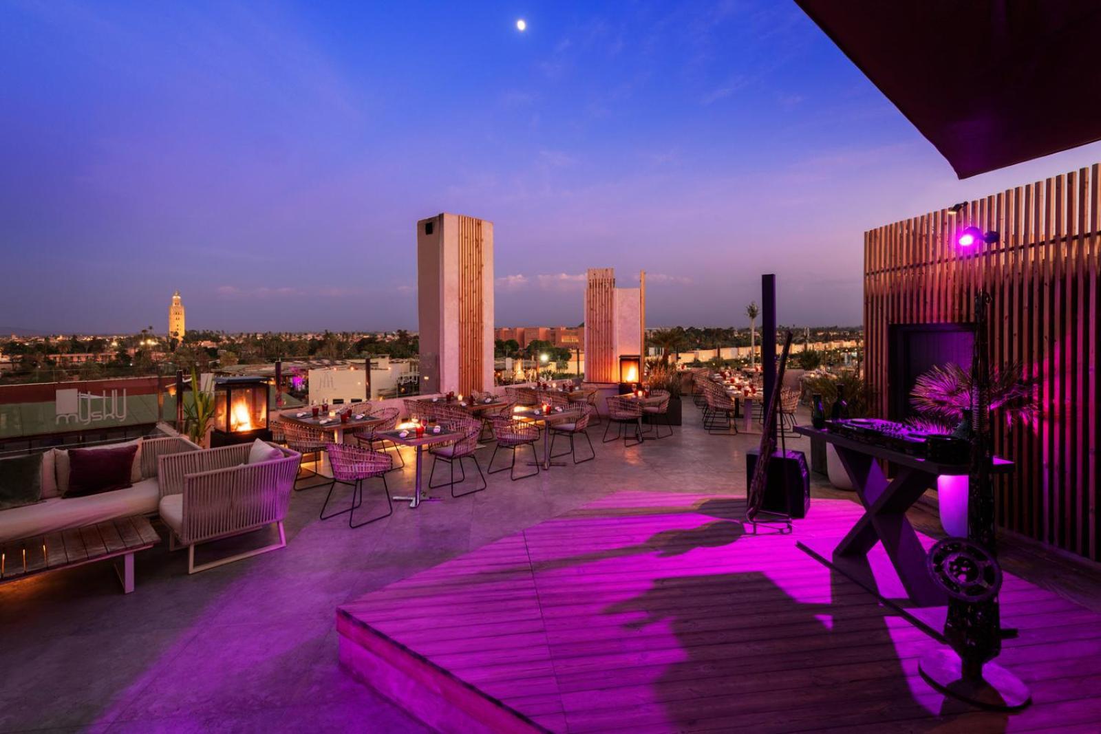 هيفيرنادج فندق وسبا مراكش المظهر الخارجي الصورة The Sky Bar