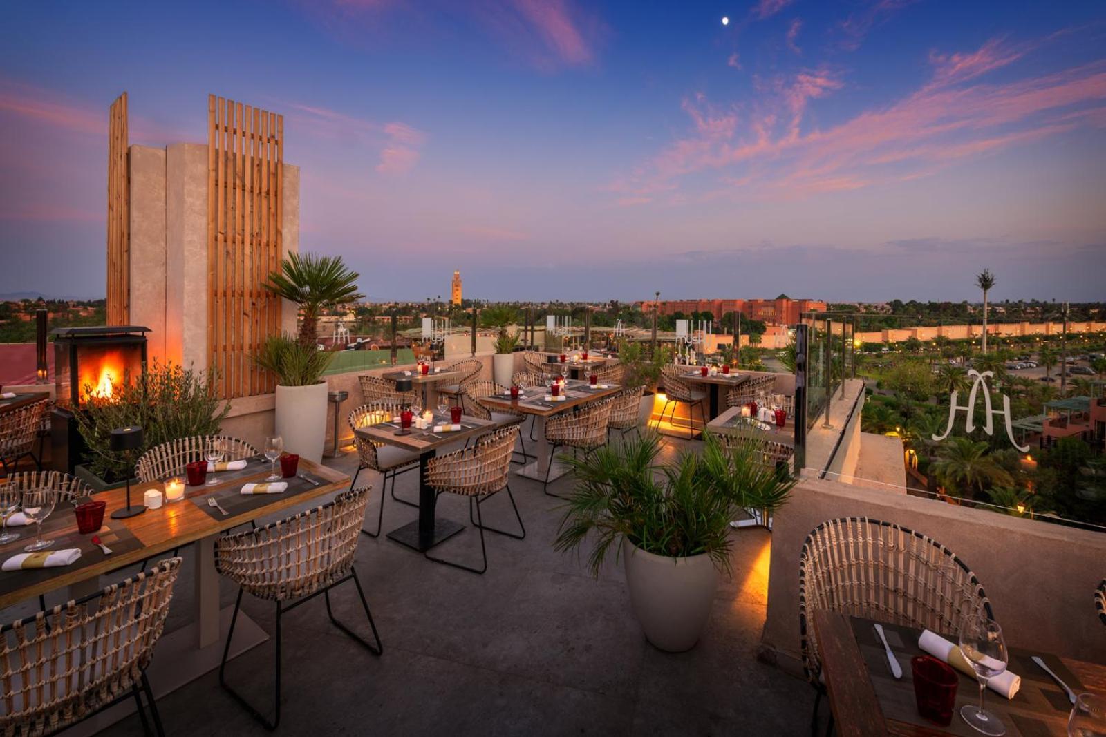 هيفيرنادج فندق وسبا مراكش المظهر الخارجي الصورة The view from the rooftop of the hotel