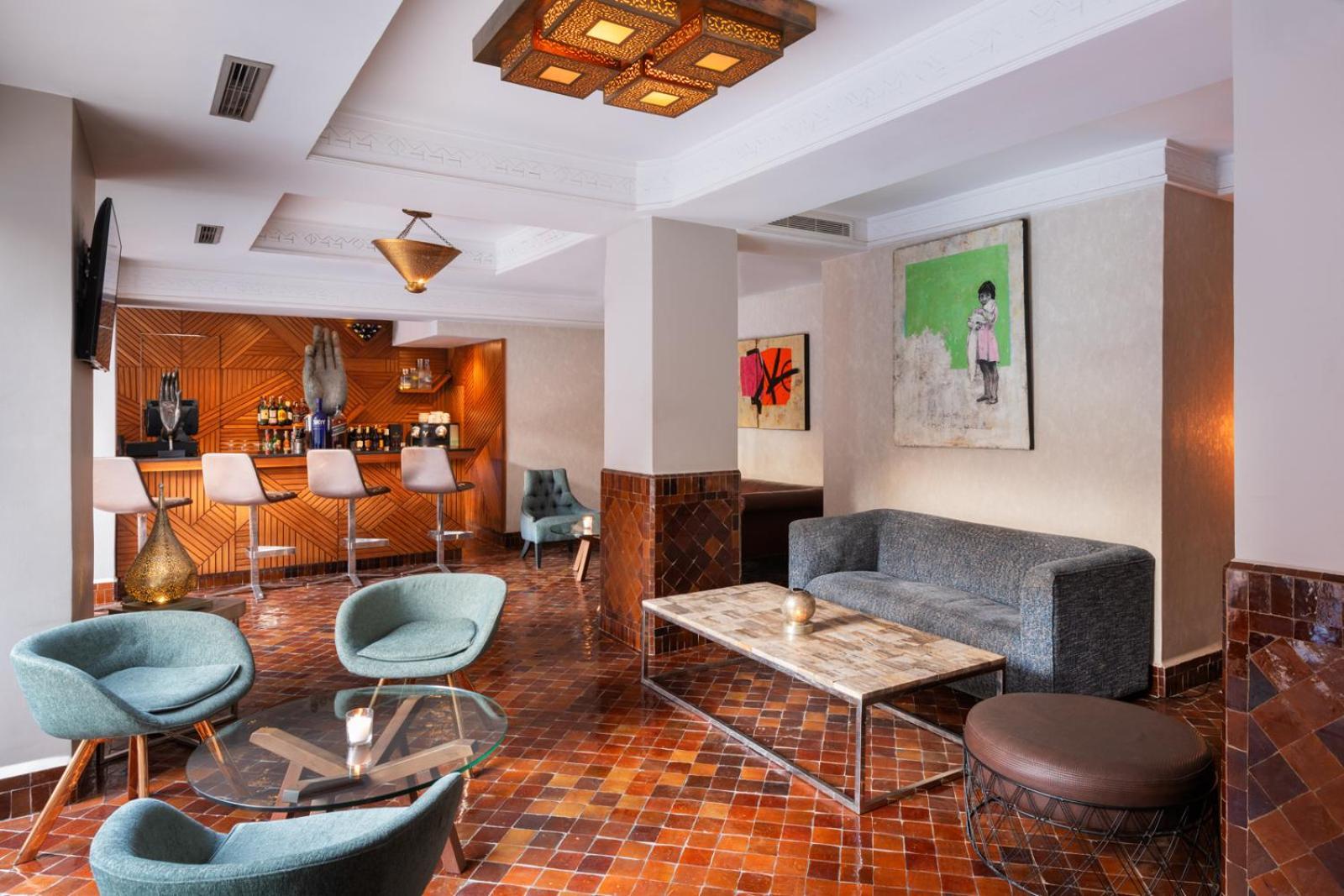 هيفيرنادج فندق وسبا مراكش المظهر الخارجي الصورة The bar at the Hotel de Ville